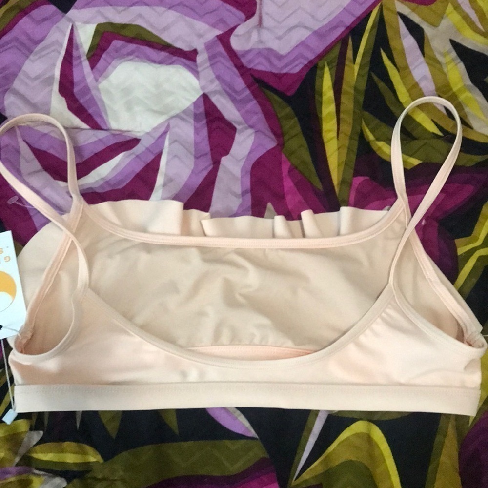 GNASH ROSE Frilla Crop-swim top - Picture 3 of 4